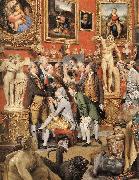 The Tribuna of the Uffizi (detail), ZOFFANY  Johann